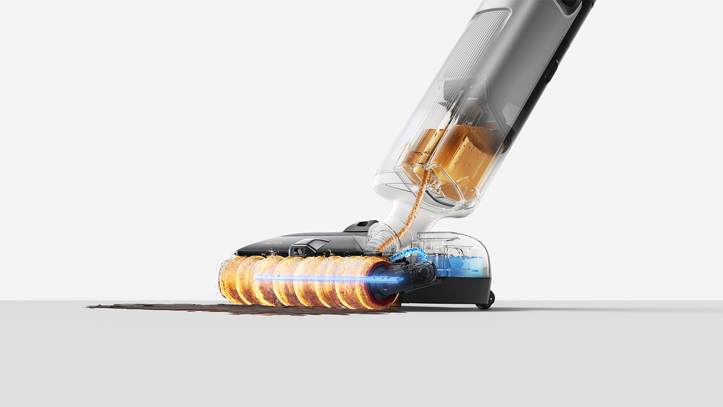 Мытье полов горячей водой